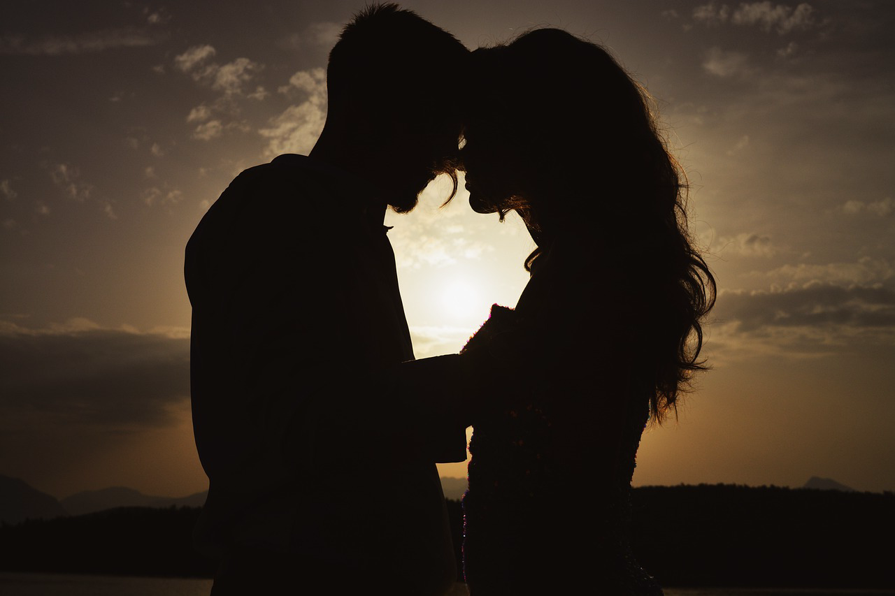 Couple se séparant