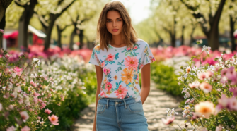 découvrez les dernières tendances de la mode féminine avec notre sélection de t-shirts printemps. alliez confort et style pour un look tendance qui vous accompagnera tout au long de la saison. osez les couleurs et motifs floraux qui font la différence !