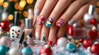 découvrez notre tutoriel de nail art festif pour noël ! apprenez à créer des designs éclatants et joyeux qui sublimeront vos ongles pour les fêtes. parfait pour toutes les amatrices de manucure souhaitant ajouter une touche festive à leur look.