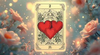 découvrez la signification et la symbolique du 2 de cœur, une carte riche en émotions et en relations. explorez ses implications dans le tarot et son impact sur l'amour et les relations interpersonnelles.