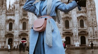 woman near pigeons