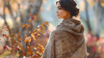 Comment se porte un poncho femme ?