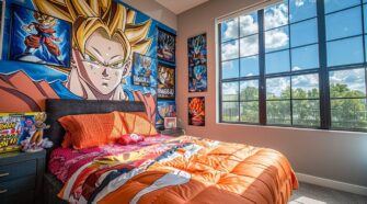 Décorer une chambre dans un univers dragon ball