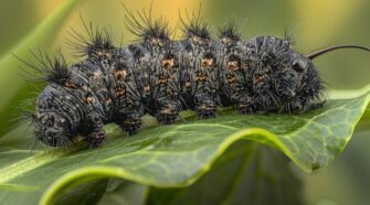 Tout savoir sur la chenille noire : caractéristiques et conseils