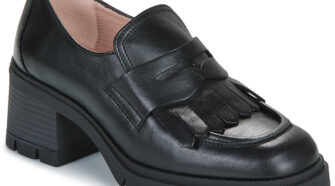 Chaussures Hispanitas élégantes pour femme en cuir marron clair