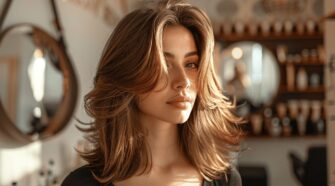Idées tendance pour une coupe dégradée femme mi long