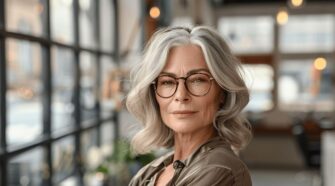 Les meilleures coupes pour femme de 50 ans avec lunettes