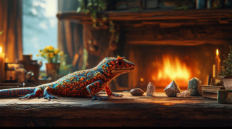découvrez la signification mystique de la salamandre dans votre maison. explorez les symboles et les croyances liées à cette créature fascinante, souvent perçue comme un porte-bonheur et un symbole de transformation. plongez dans l'univers des légendes et des interprétations spirituelles associées à la salamandre et ce qu'elle pourrait signifier pour votre vie.