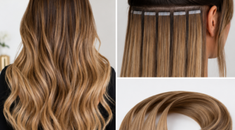 extensions adhésives cheveux
