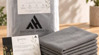 Chiffons magiques Antonio Herato : le pack de 5 microfibres grises