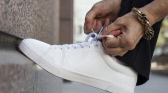baskets homme blanches